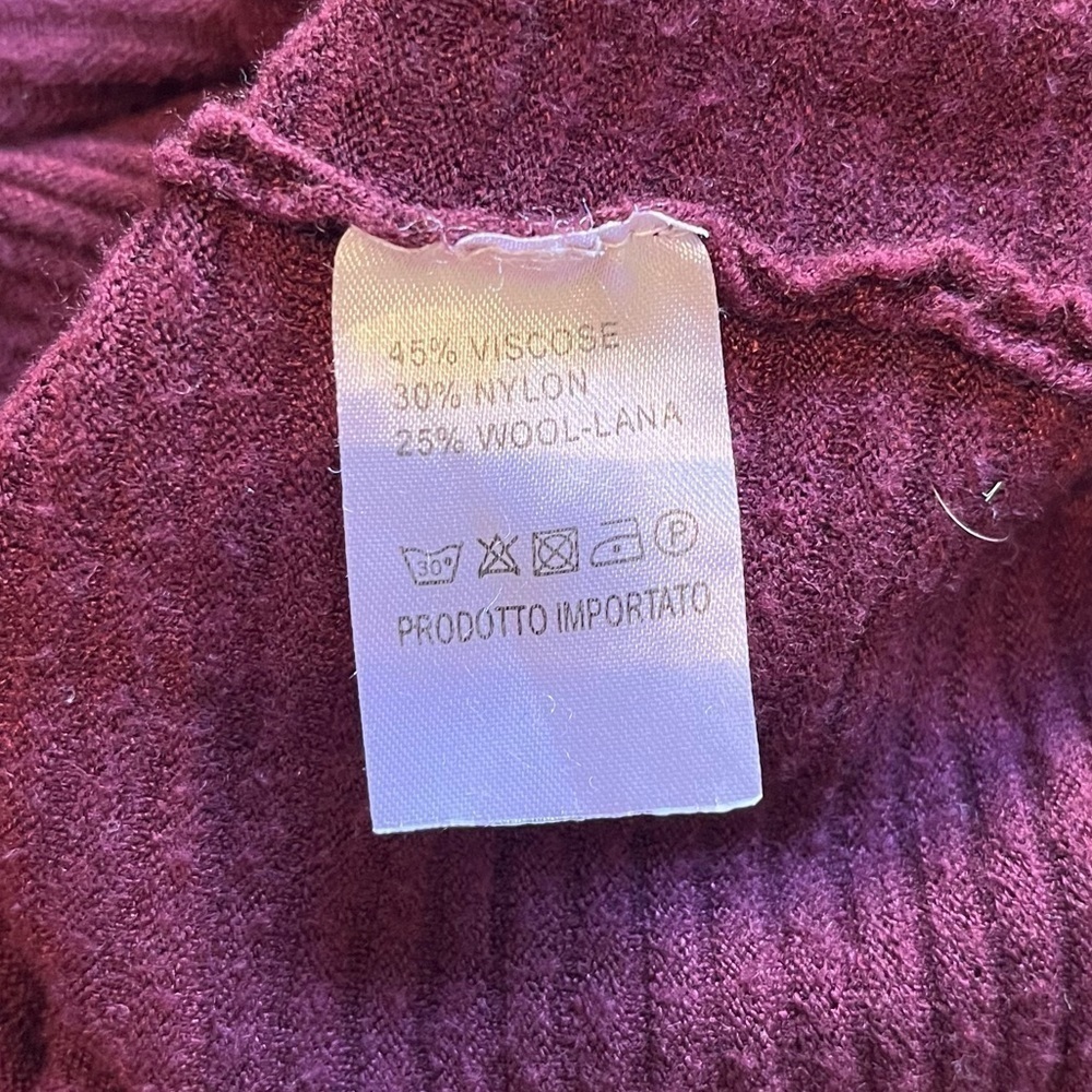 Lola Soft Wool Blend Striped Sweater Size Medium - Picture 6 of 8